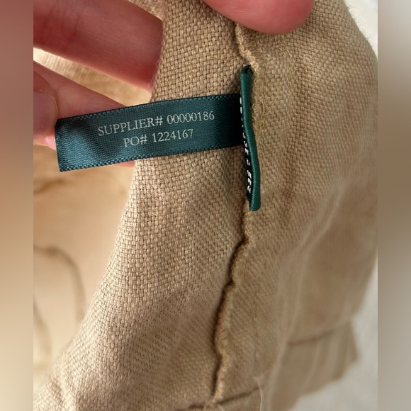 Lauren Ralph Lauren Size 8 Khaki Linen Shirt Dress Safari Style - Picture 8 of 14